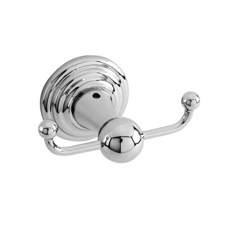 Newport Brass Double Robe Hook in Polished Chrome 75-13/26